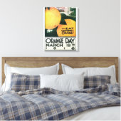 Toile Mangez des oranges de CA le jour de l'orange (Insitu(Chambre))