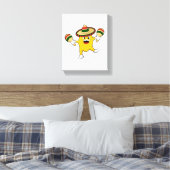 Toile Mango comme musicien avec Maraca (Insitu(Chambre))