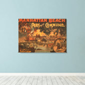 Toile Manhattan Beach - Paris et la Commune Play (Insitu (Plancher de Bois))