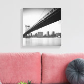 Toile Manhattan Bridge and skyline, New York, US. (Insitu(Salon))