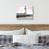 Toile Manistee North Pierhead Lighthouse StretchedCanvas (Insitu(Chambre))