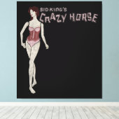 Toile mannequin à cheval fou de sid king (Insitu (Plancher de Bois))