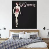 Toile mannequin à cheval fou de sid king (Insitu(Chambre))