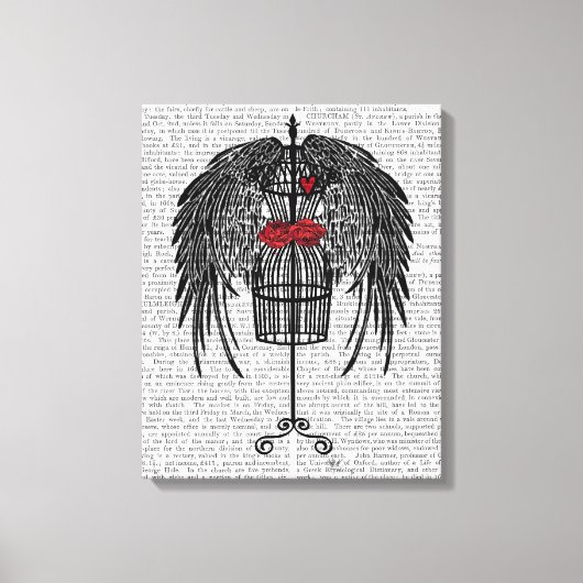 Toile Mannequin aux ailes noires (Recto)