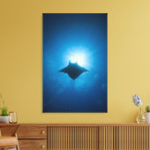 Toile Manta nage sous-marine (Insitu(Salon))