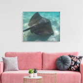 Toile MANTA RAY SUR CANVAS 20 "x 16" (Insitu(Salon))