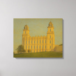 Toile Manti Utah Temple Painting™ LDS Peinture murale