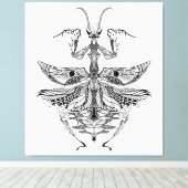 Toile Mantis de prière inspirés 6 (Insitu (Plancher de Bois))