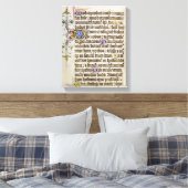 Toile Manuscrit éclairé (Insitu(Chambre))