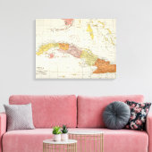 TOILE MAP : CUBA, 1900 (Insitu(Salon))