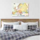 TOILE MAP: EUROPE, 1885 (Insitu(Chambre))