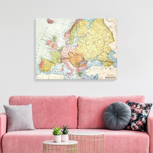 TOILE MAP: EUROPE, 1885 (Insitu(Salon))