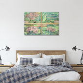 Toile Map of Calais, Malte, Rhodes, et Famagusta, from (Insitu(Chambre))