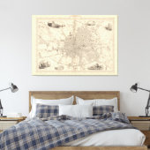 Toile Map of Dublin, Irlande (Insitu(Chambre))