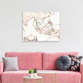 Toile Map of India & the East Indies (Insitu(Salon))
