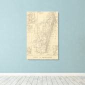 Toile Map of Madagascar (Insitu (Plancher de Bois))
