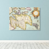Toile Map of Scotland | Écosse militaire (Insitu (Plancher de Bois))
