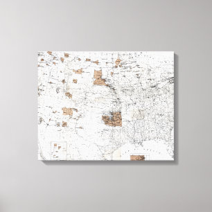 TOILE MAP : RÉSERVATION, 1888