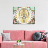 Toile Map showing Tycho Brahe's System of Planetary Orbi (Insitu(Salon))