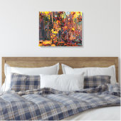 Toile Maple Saplings, célèbre tableau de Tom Thomson, (Insitu(Chambre))