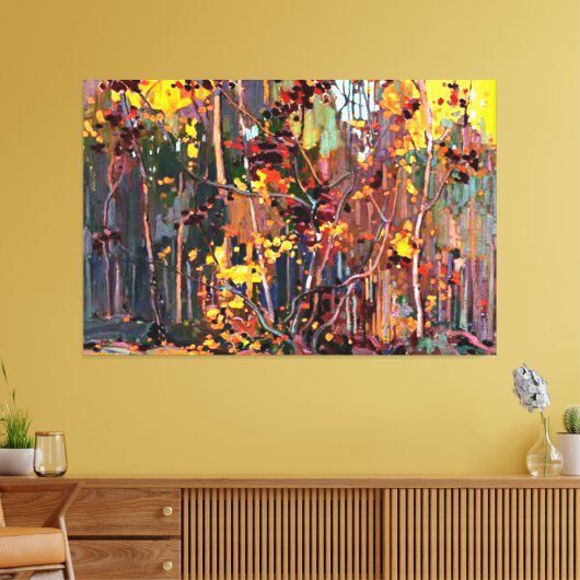 Toile Maple Saplings, tableau de Tom Thomson, (Insitu(Salon))