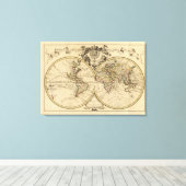 Toile Mappemonde (Insitu (Plancher de Bois))