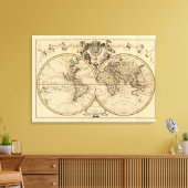 Toile Mappemonde (Insitu(Salon))