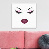 Toile Maquillage avec effet parties scintillant (Insitu(Salon))