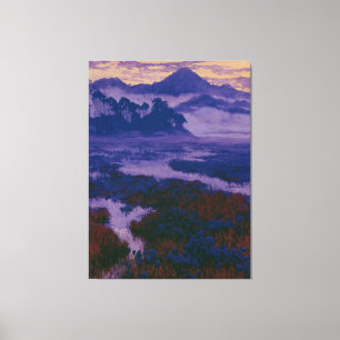 Toile Marais au bord du matin