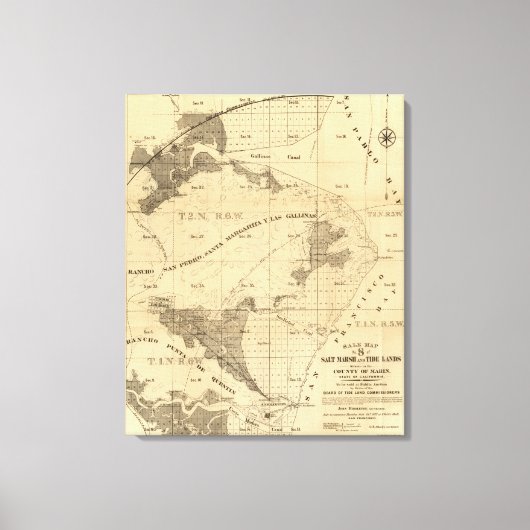 Toile Marais salés et marais (Recto)