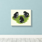 Toile Marans Cuivre noir Chicks (Insitu (Plancher de Bois))