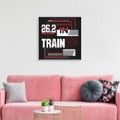 Toile Marathon - 26.2 en formation Abstraite (Insitu(Salon))