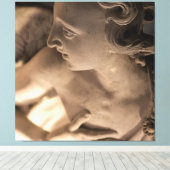 Toile Marble Angel Sculpture Art Imprimer (Insitu (Plancher de Bois))