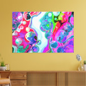 Toile Marbre blanc River Marbre coloré Art (Insitu(Salon))