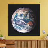 Toile Marbre bleu planète Terre (Insitu(Salon))