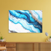 Toile Marbre de Blue River (Insitu(Salon))