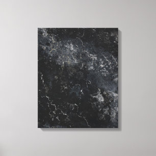 Toile Marbre noir