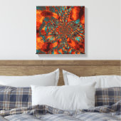 Toile Marbre orange (Insitu(Chambre))
