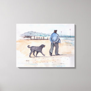 Toile marchant le chien - 07
