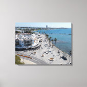 Toile Marche de front de mer de Paphos par drone (Recto)