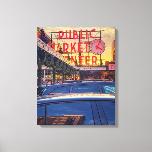 Toile Marché de Pike de Seattle (Recto)