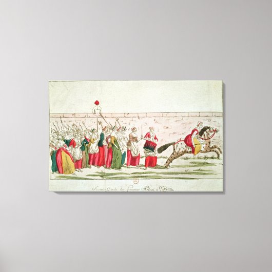 Toile Marche des Femmes à Versailles (Recto)