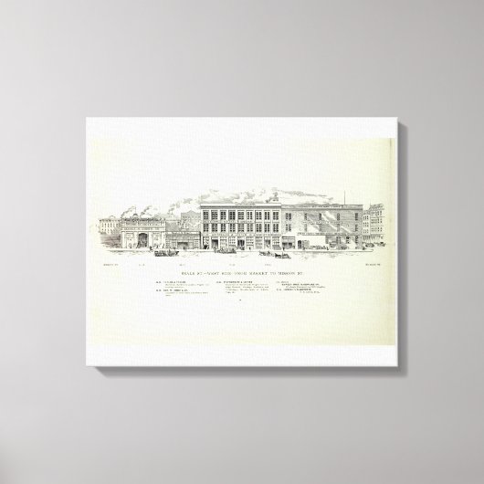 Toile Marché et mission de Beale West (Recto)
