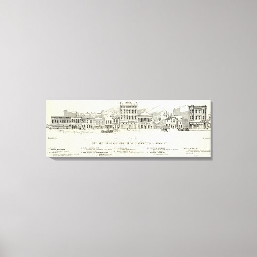 Toile Marché et mission de Steuart East side (Recto)