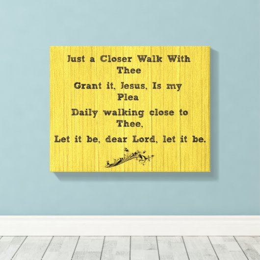 Toile Marche plus proche avec le Hymn (Insitu (Plancher de Bois))