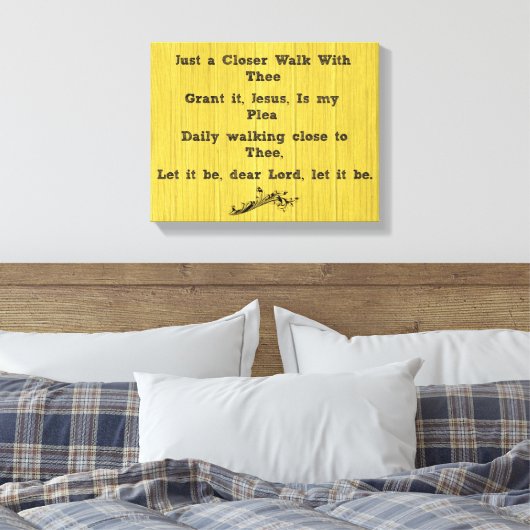 Toile Marche plus proche avec le Hymn (Insitu(Chambre))