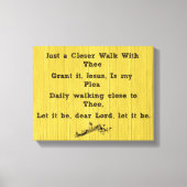 Toile Marche plus proche avec le Hymn (Recto)