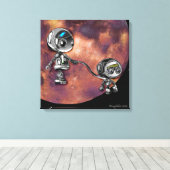 Toile Marche spatiale robotique (Insitu (Plancher de Bois))