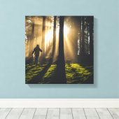 Toile marcher dans les bois (Insitu (Plancher de Bois))