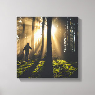 Toile marcher dans les bois